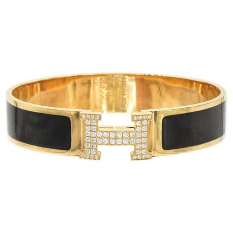 hermes cdc bracelet diamond|hermes clic clac bracelet new.